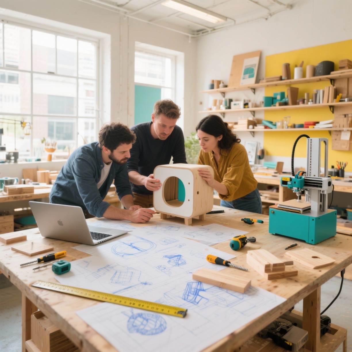 Projetando Soluções: Da Ideia ao Objeto Útil com Ferramentas e Criatividade