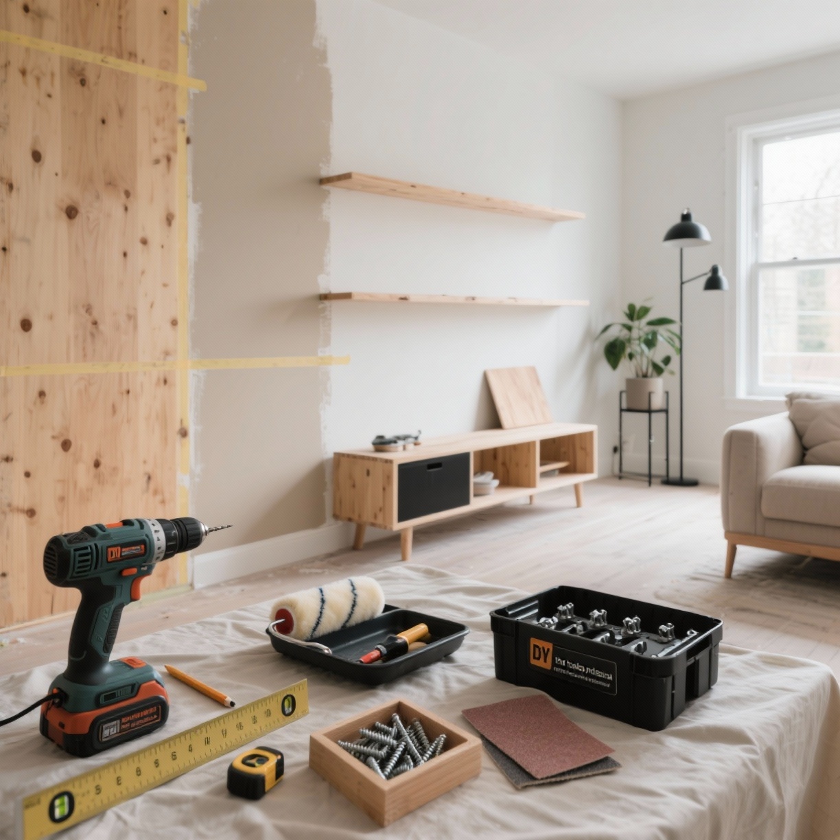 Transforme a Casa com DIY Inteligente: Ideias Rápidas que Parecem Profissionais